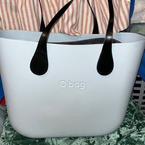 OBag light blue medium sized handbag